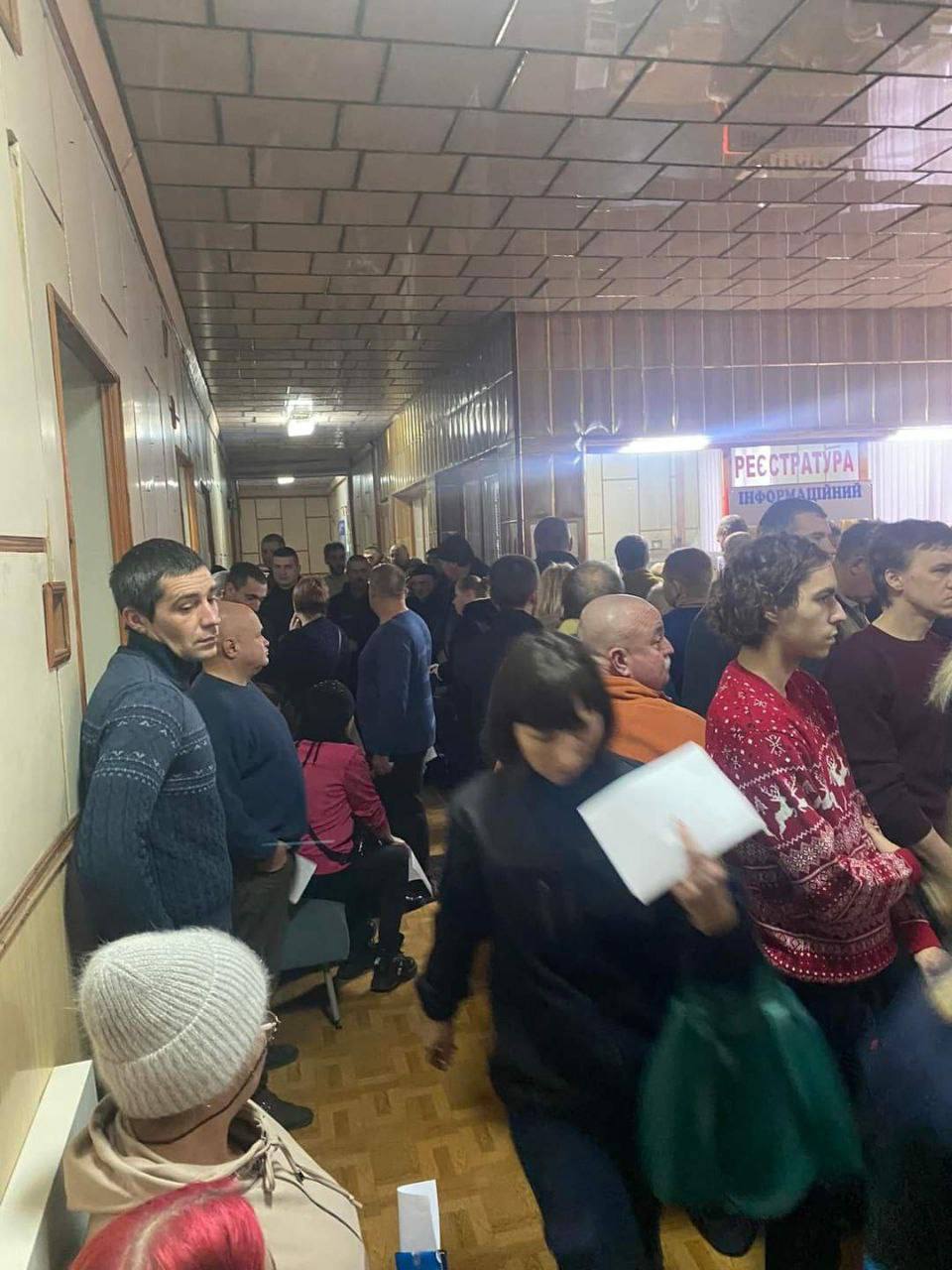 У пункті здачі крові у Херсоні (Фото – Telegram Кирило Тимошенко) В пункте сдачи крови в Херсоне (Фото – Telegram Кирило Тимошенко)