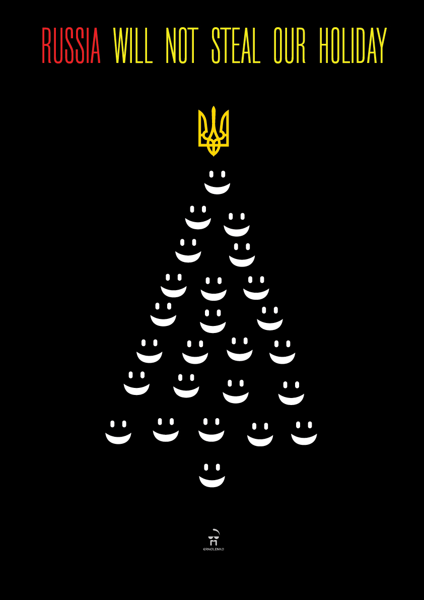 Санта-ЗСУ і ялинка перемоги: 8 новорічних воєнних листівок від українських ілюстраторів