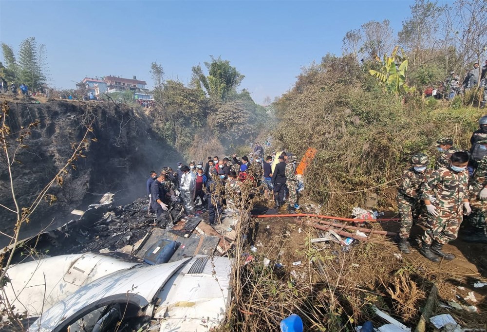 В Непале разбился пассажирский самолет с 72 людьми на борту