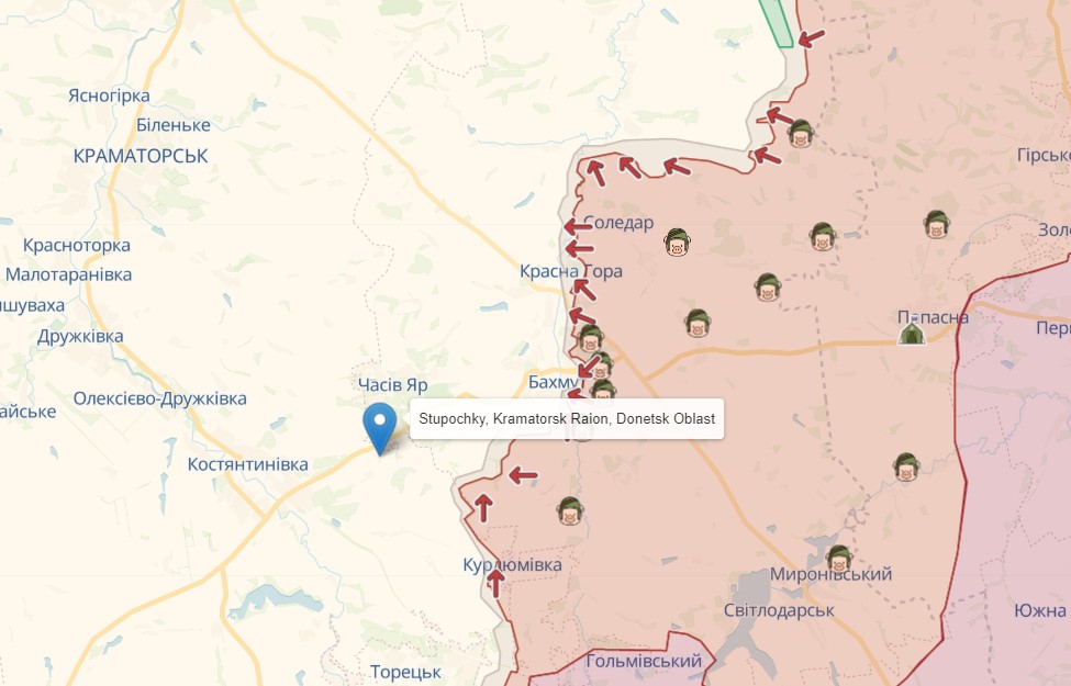 Росія перекинула поповнення без техніки під Херсон, точаться бої в районі Бахмута – Генштаб