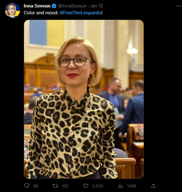 Фото: Twitter Inna Sovsun