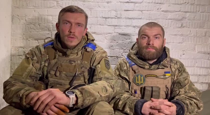 Денис ''Редис'' Прокопенко та Сергій ''Волина'' Волинський (фото — скриншот відео)