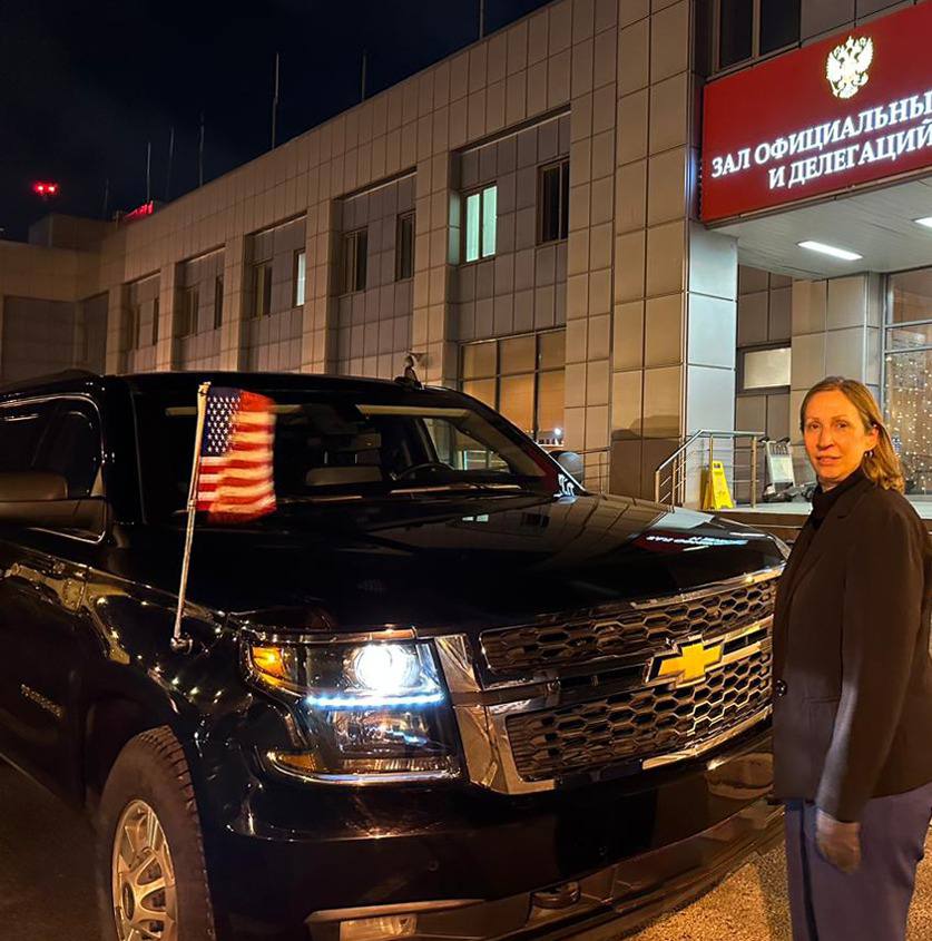 Фото: t.me/USEmbRussia Нова пані посол США прибула до Москви