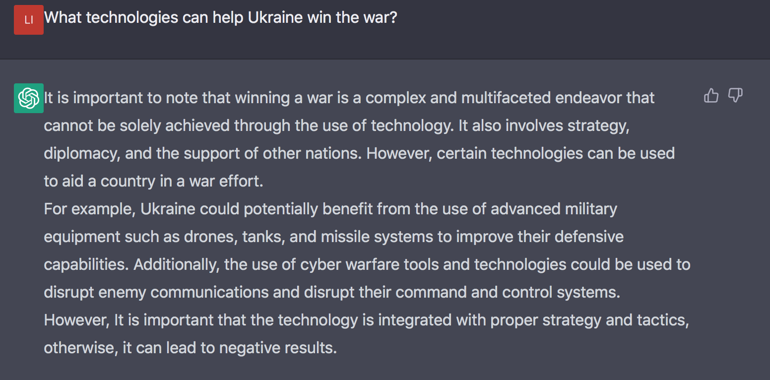 Штучний інтелект відповів на питання, коли закінчиться війна, і чи можна вірити Арестовичу 2