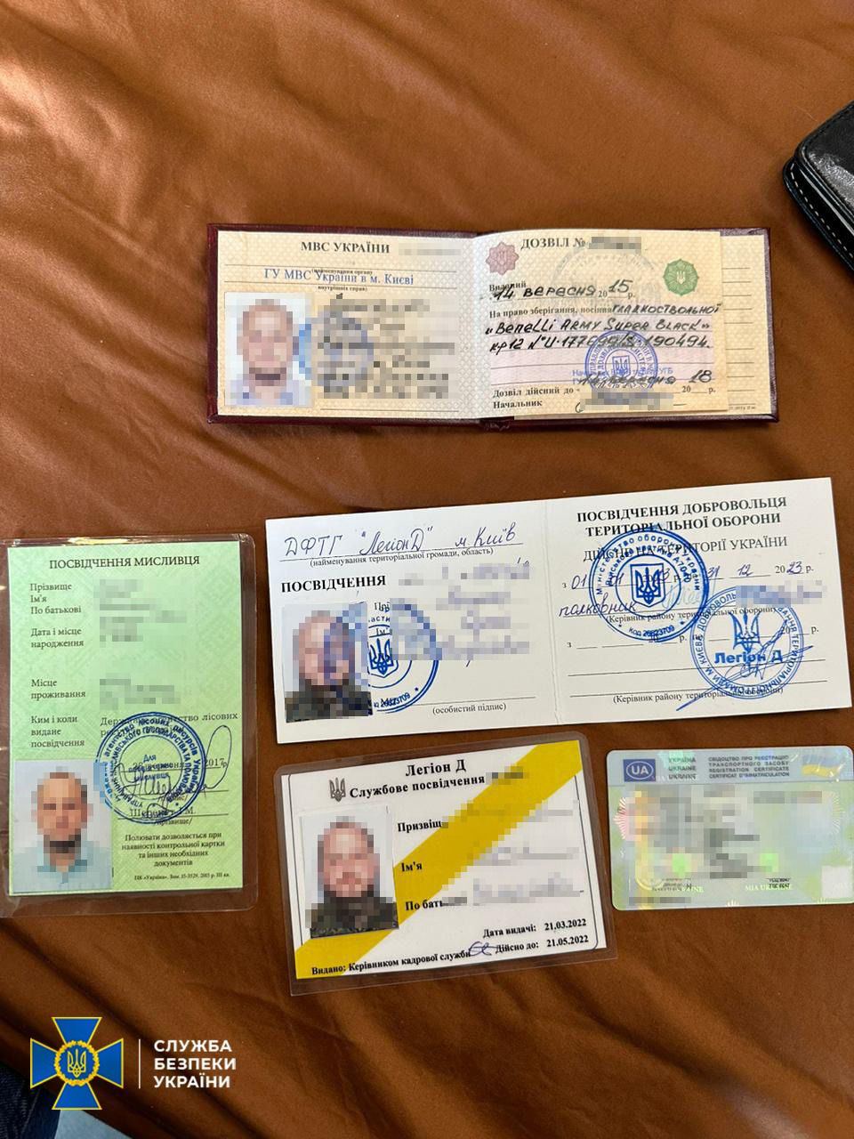 Фото – СБУ СБУ взяла группировку, которая под видом добробатов терроризировала киевлян – фото
