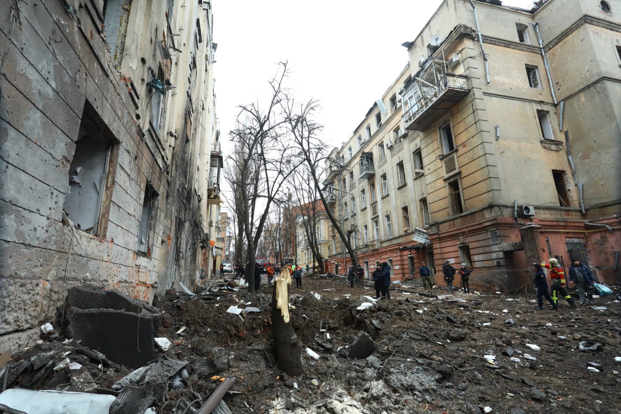 Фото: Олег Синєгубов Россияне нанесли ракетный удар по центру Харькова – фото