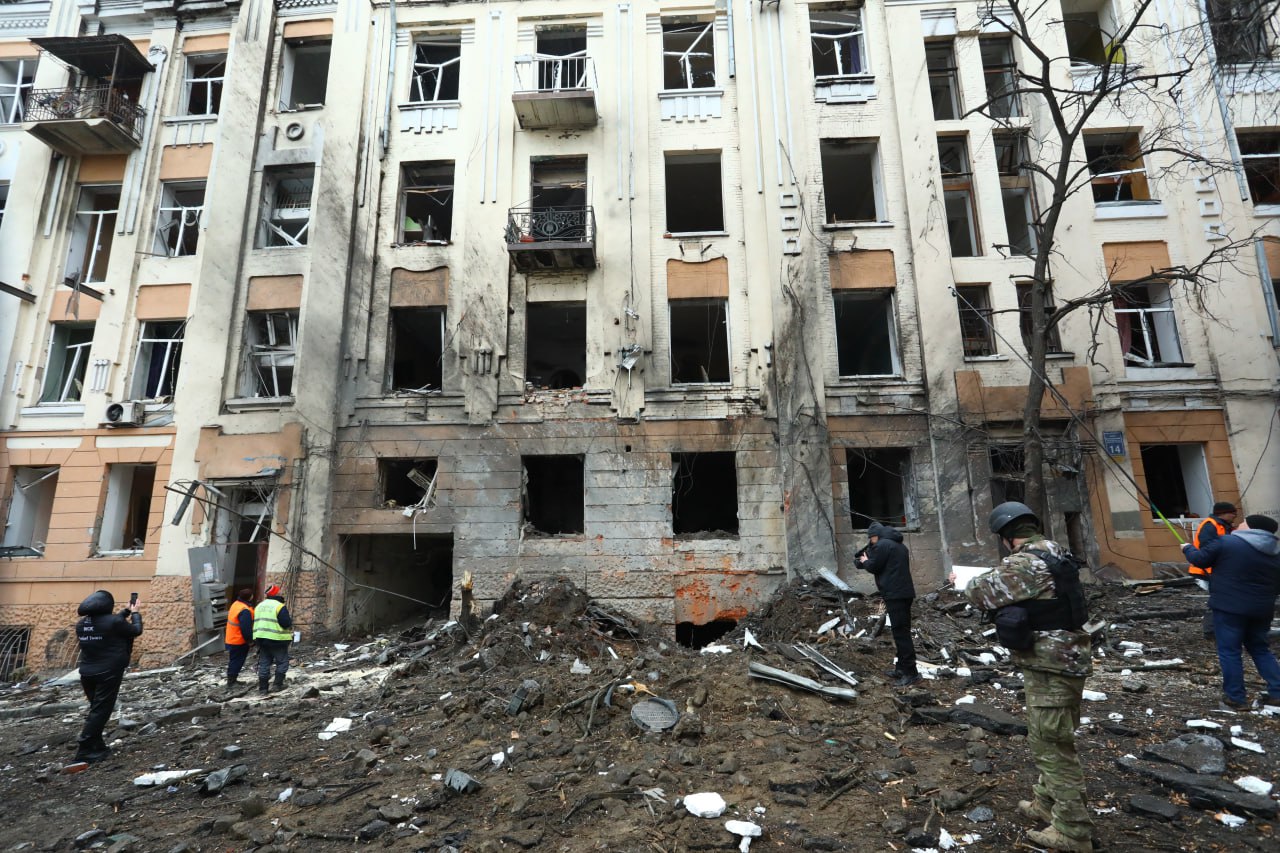 Фото: Олег Синєгубов Россияне нанесли ракетный удар по центру Харькова – фото
