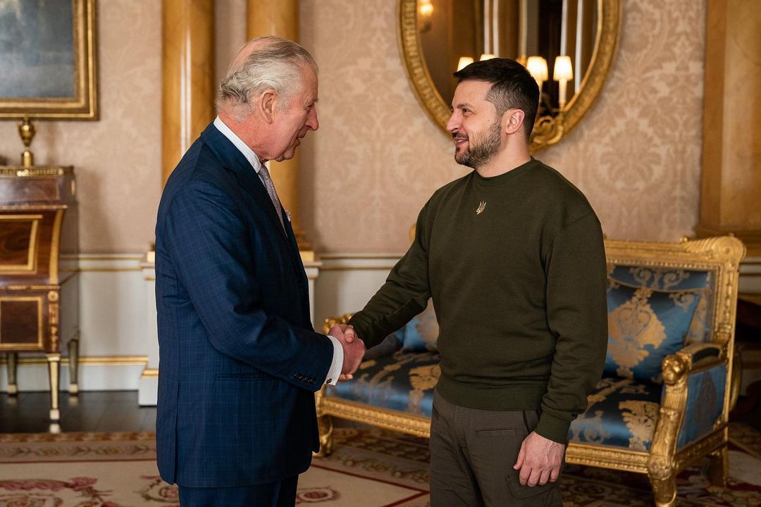 Зеленский встретился с королем Великобритании – видео, фото