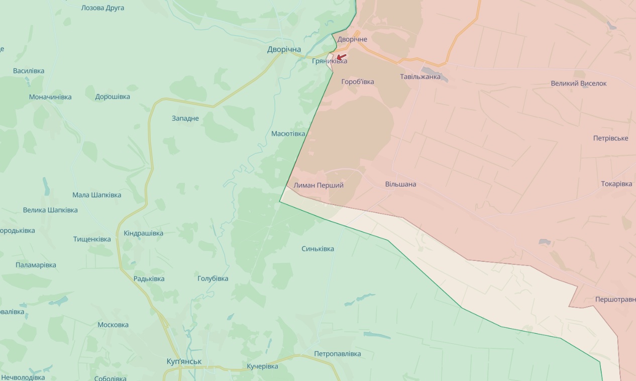 Карта deepstatemap.live Генштаб: ЗСУ відбили росіян у трьох областях, збили два ворожі літаки – карта