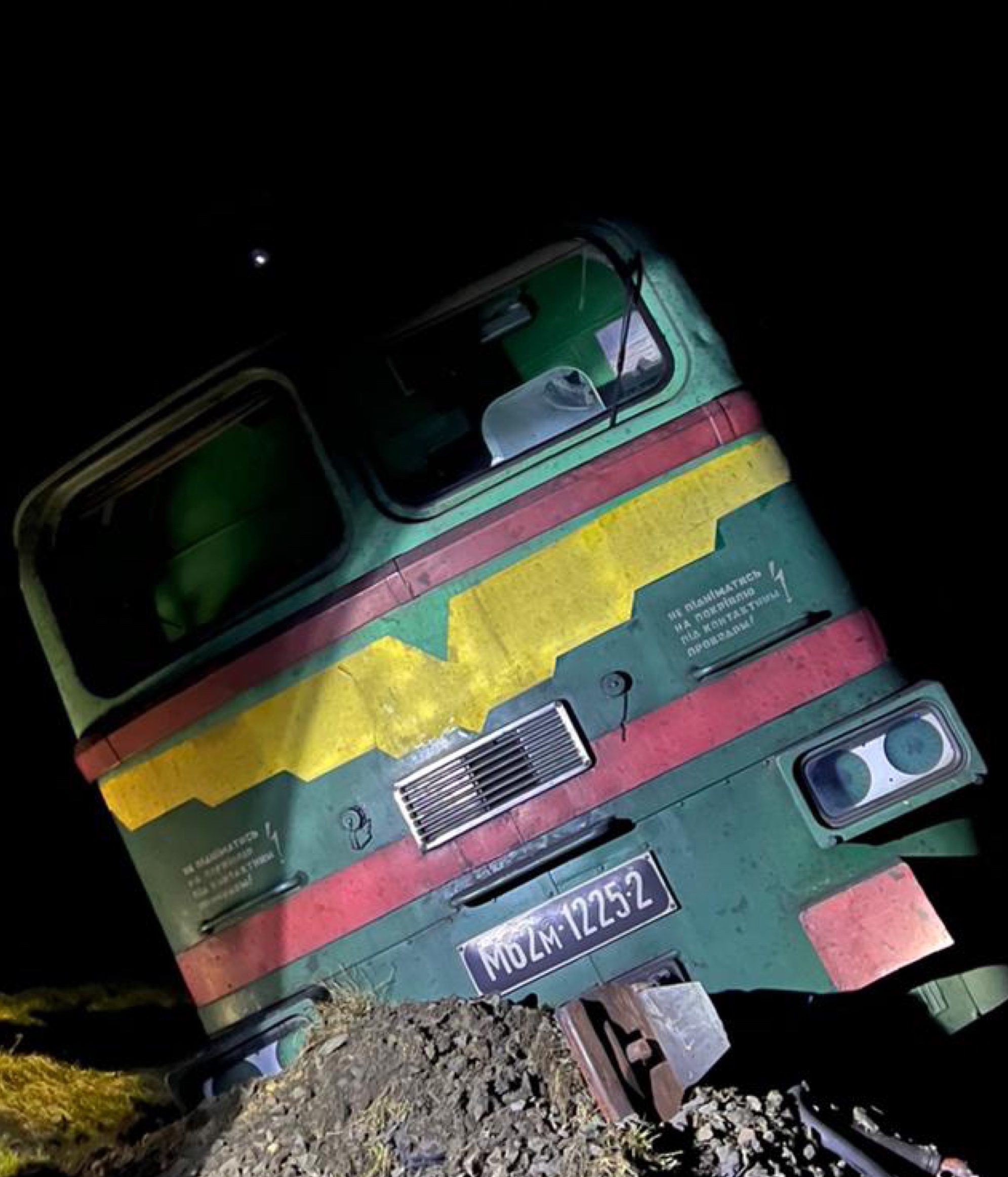 Сошел с рельсов поезд Киев – Варшава, люди не пострадали – фото