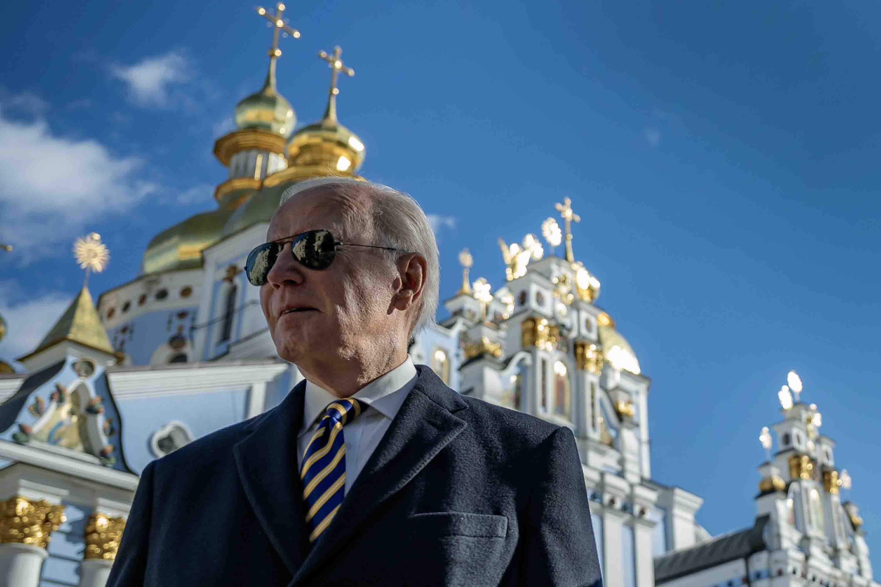 Джо Байден в Киеве: перекрыты улицы и воздушная тревога – фоторепортаж - Фото
