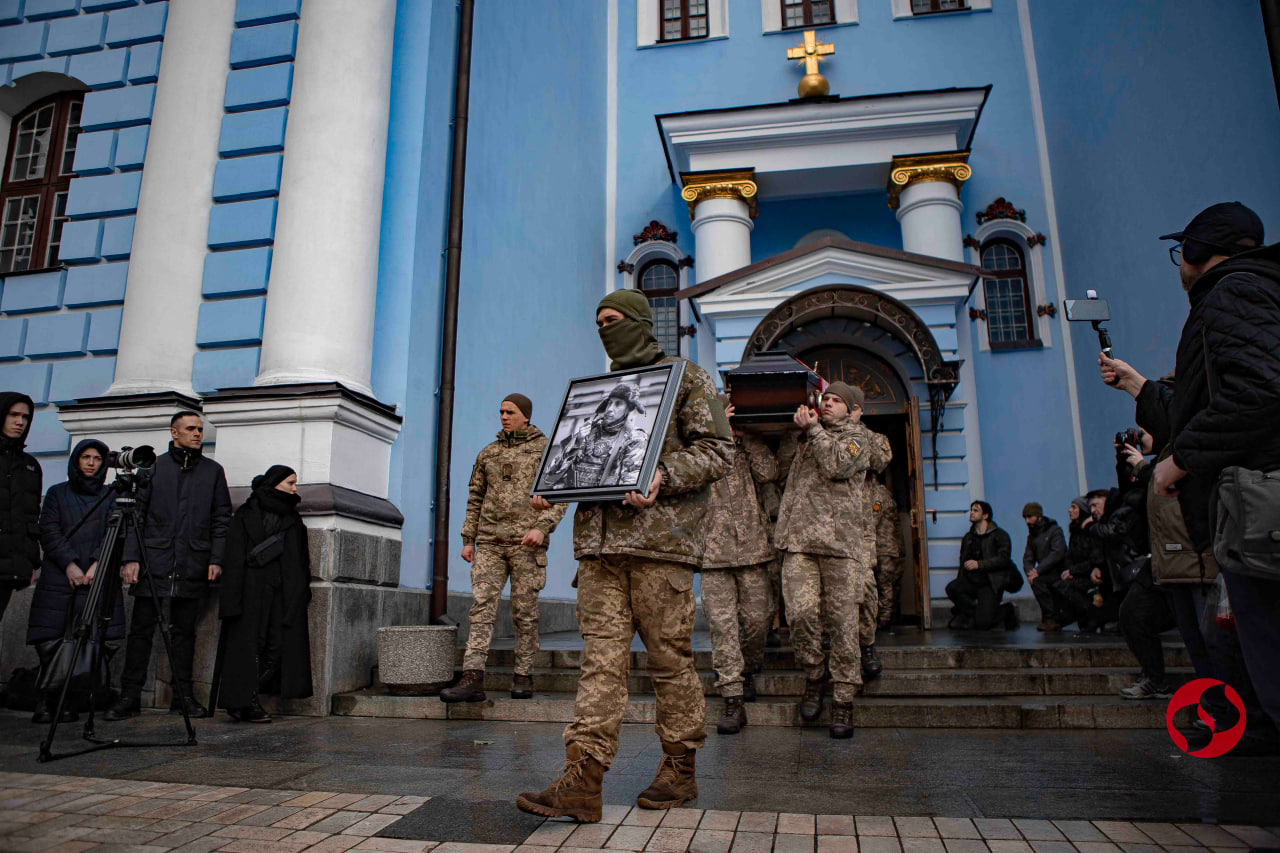 У Києві попрощалися з військовими, які робили "бавовну" на території РФ – фото