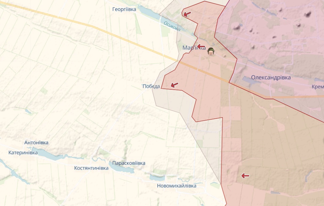 Генштаб: Россияне пытаются захватить Бахмут, атакуют у Авдеевки и Марьинки – карта