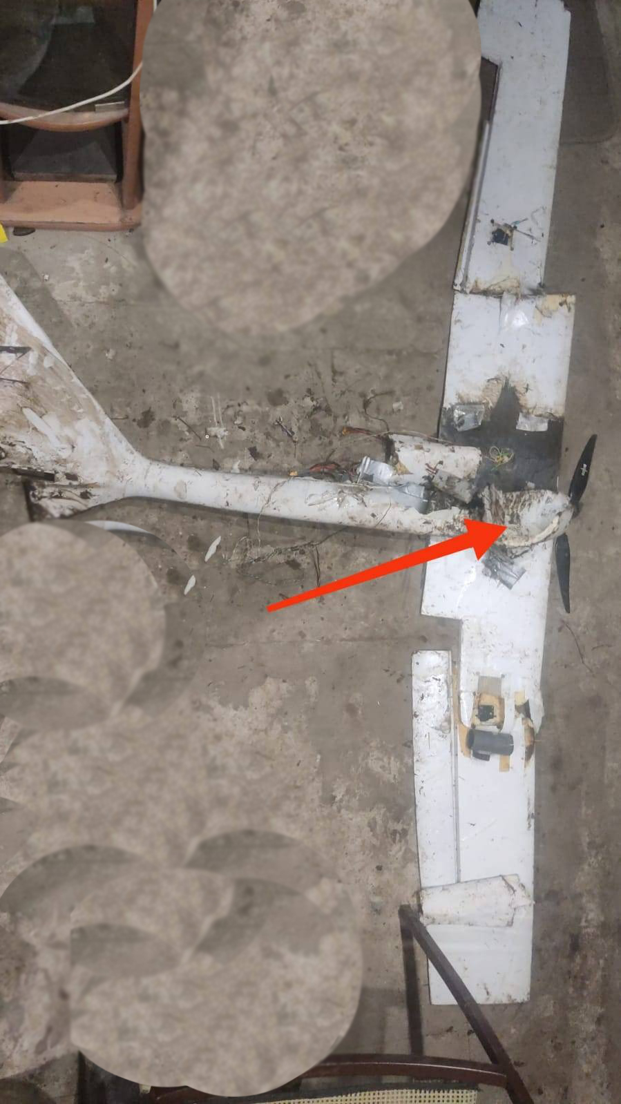 В Харьковской области сбили российский дрон, который нес заряд к РПГ – фото