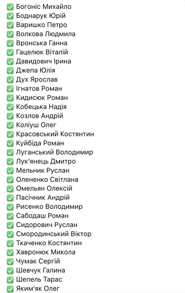 Скриншот Оголошено імена переможців відбору у Вищу кваліфікаційну комісію суддів: список