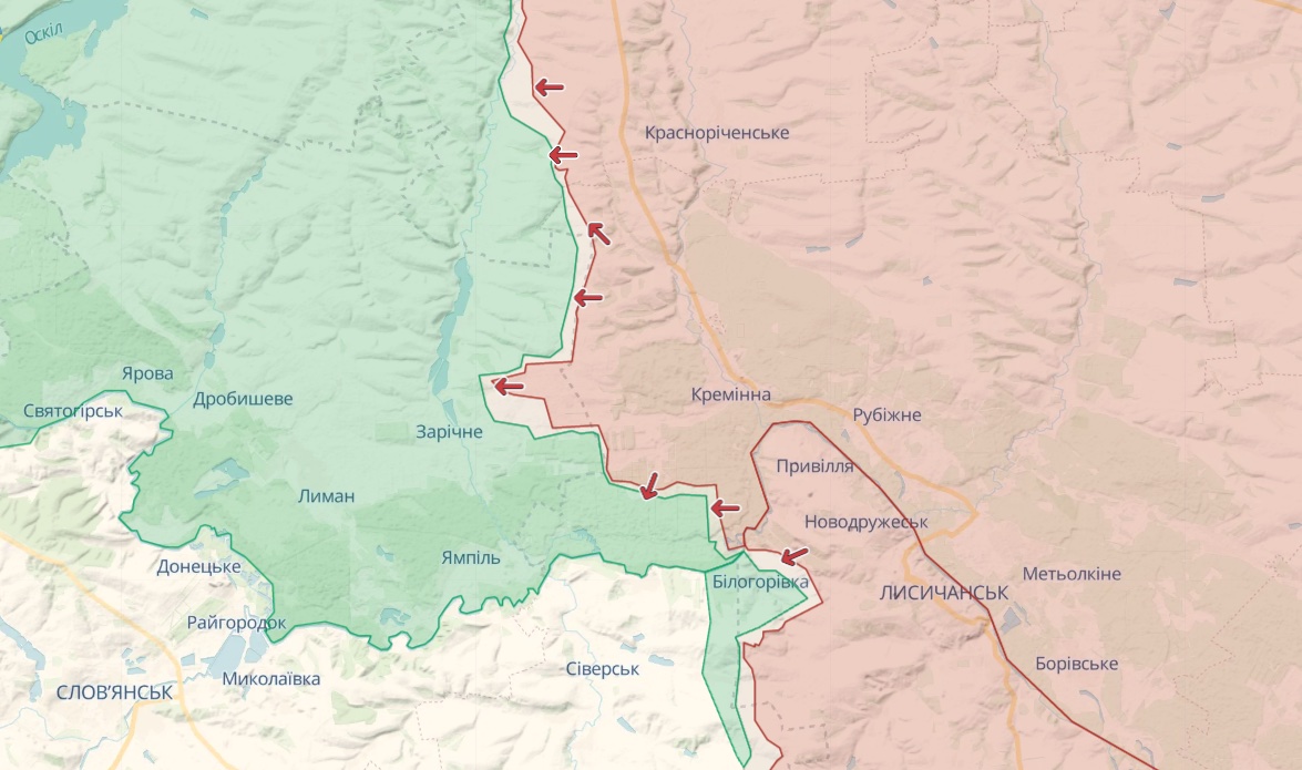 Генштаб: Росія штурмує Бахмут, атакує біля Кремінної, Авдіївки та Мар'їнки – карта