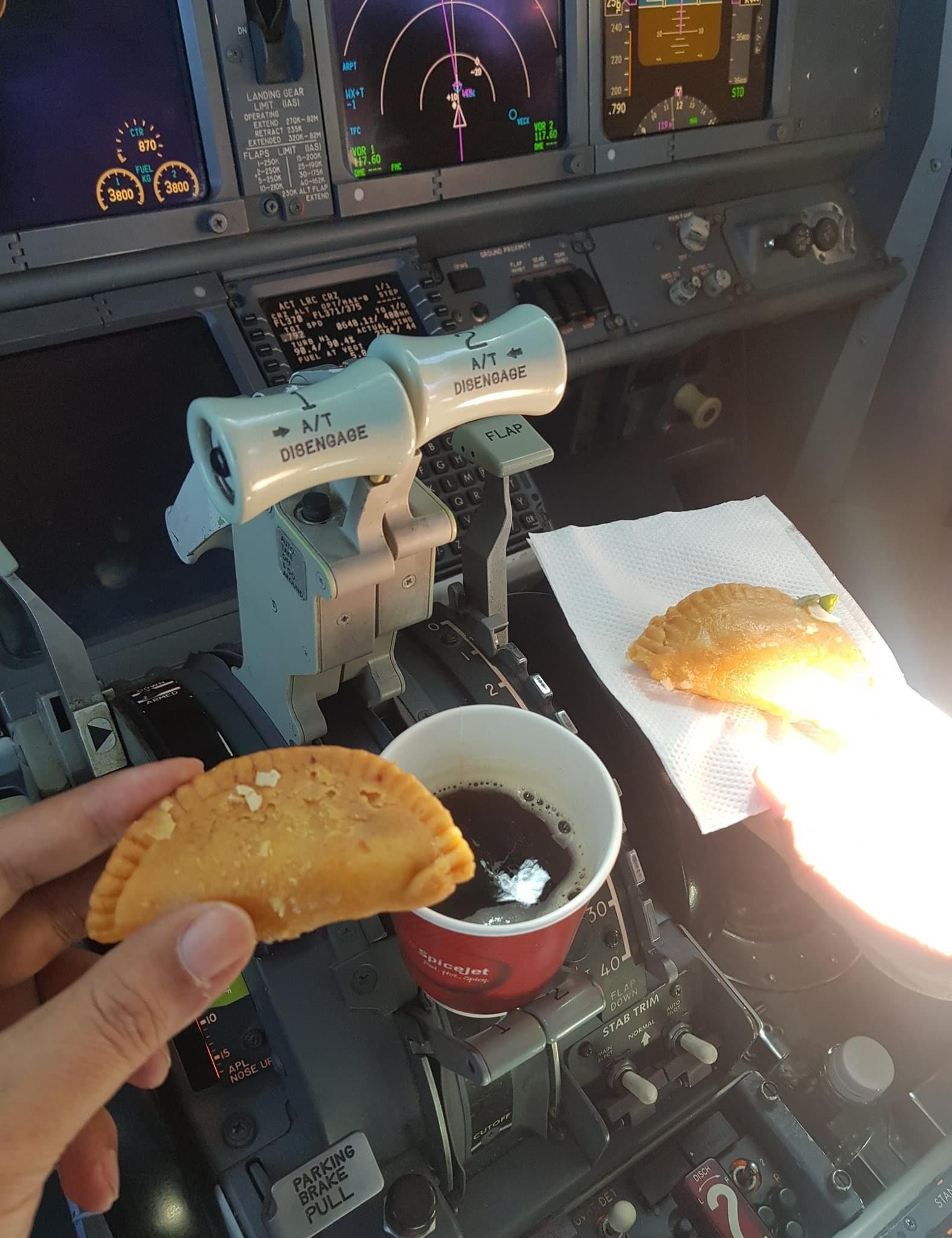 Индийская авиакомпания отстранила двух пилотов за кофе в кабине управления – фото
