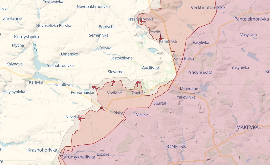 Генштаб: Россия штурмует Бахмут, атакует у Авдеевки, Марьинки, Кременной – карта