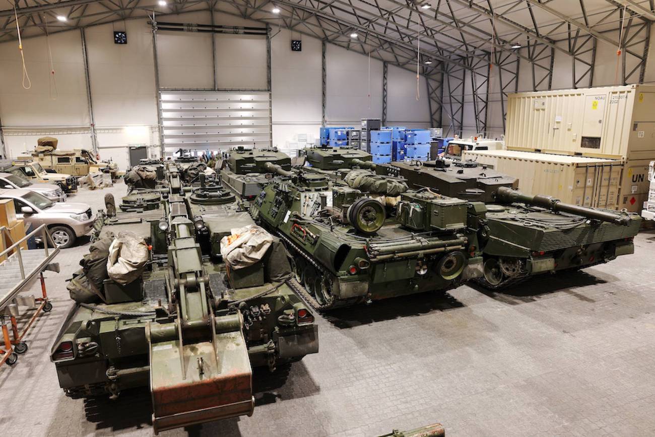 Фото: Forsvaret Восемь танков Leopard 2 от Норвегии уже в Украине – фото