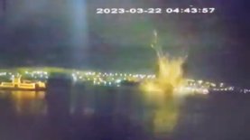 Ночные взрывы в бухте Севастополя – появилось видео