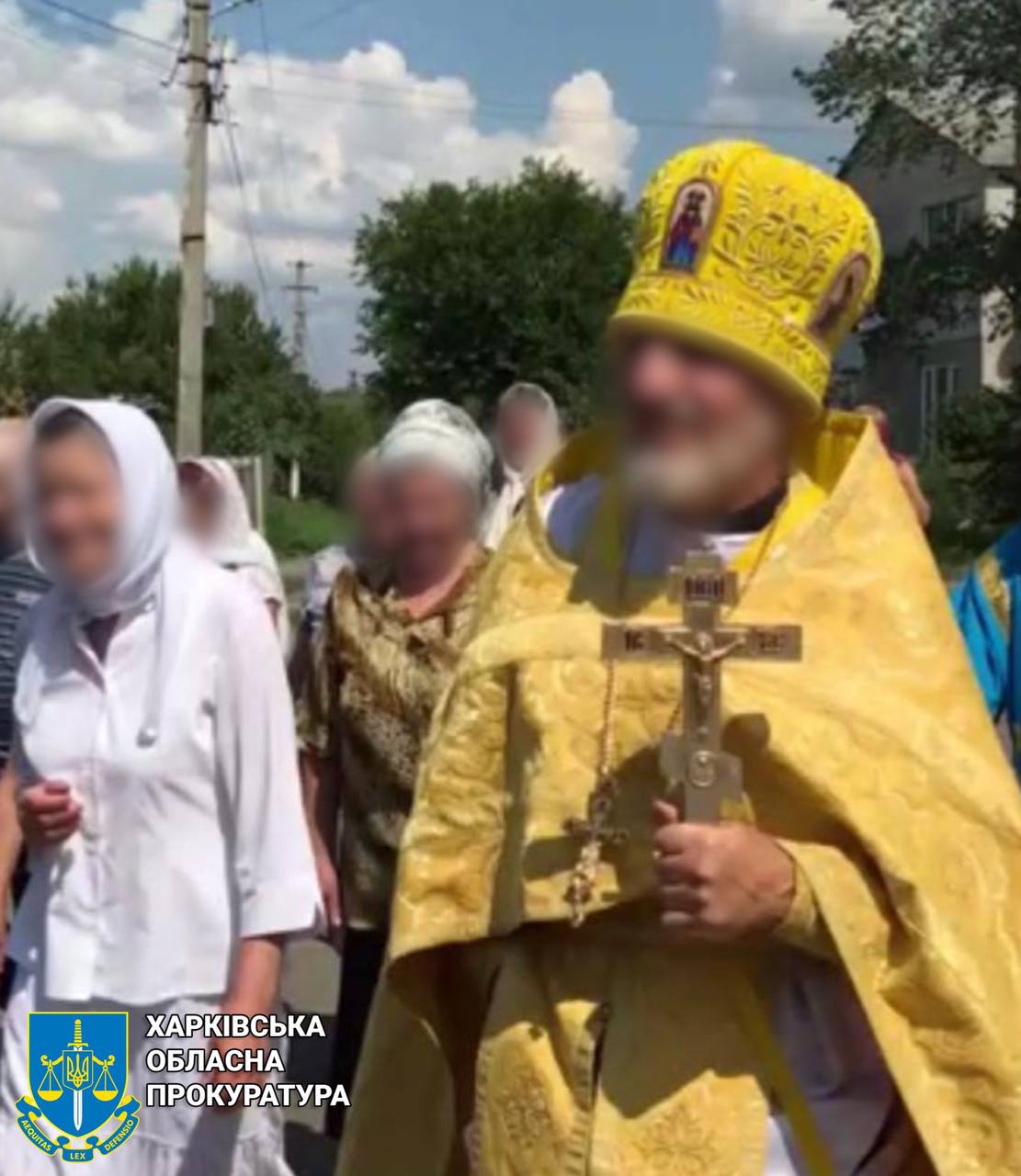 Фото: ОГП Бывший настоятель храма УПЦ МП благословлял оккупантов в Харьковской области – фото