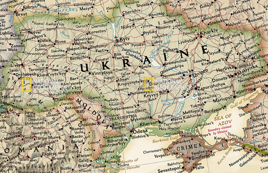A Ukrainian found dozens of maps that mark Crimea as Russian’s, and goes for million-euro lawsuits