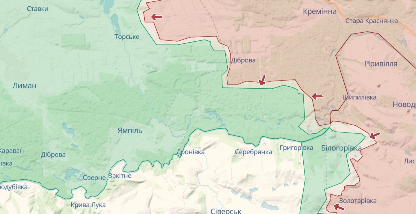 Генштаб: Идут бои за Бахмут, россияне атакуют Марьинку и Авдеевку – карта