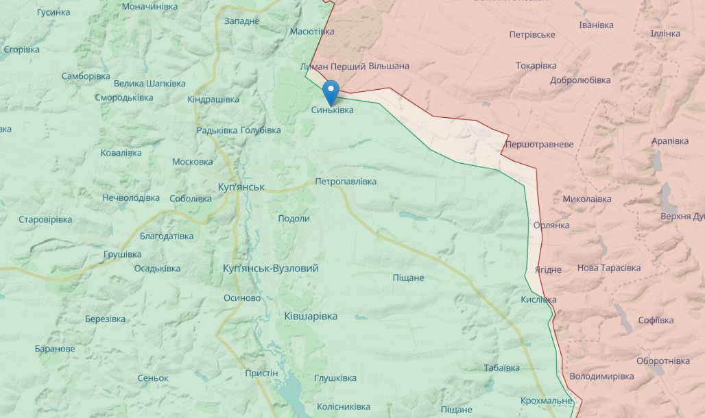 Генштаб: Бої за Бахмут та Мар'їнку. Росіяни намагалися атакувати біля Куп'янська та Лимана – карта