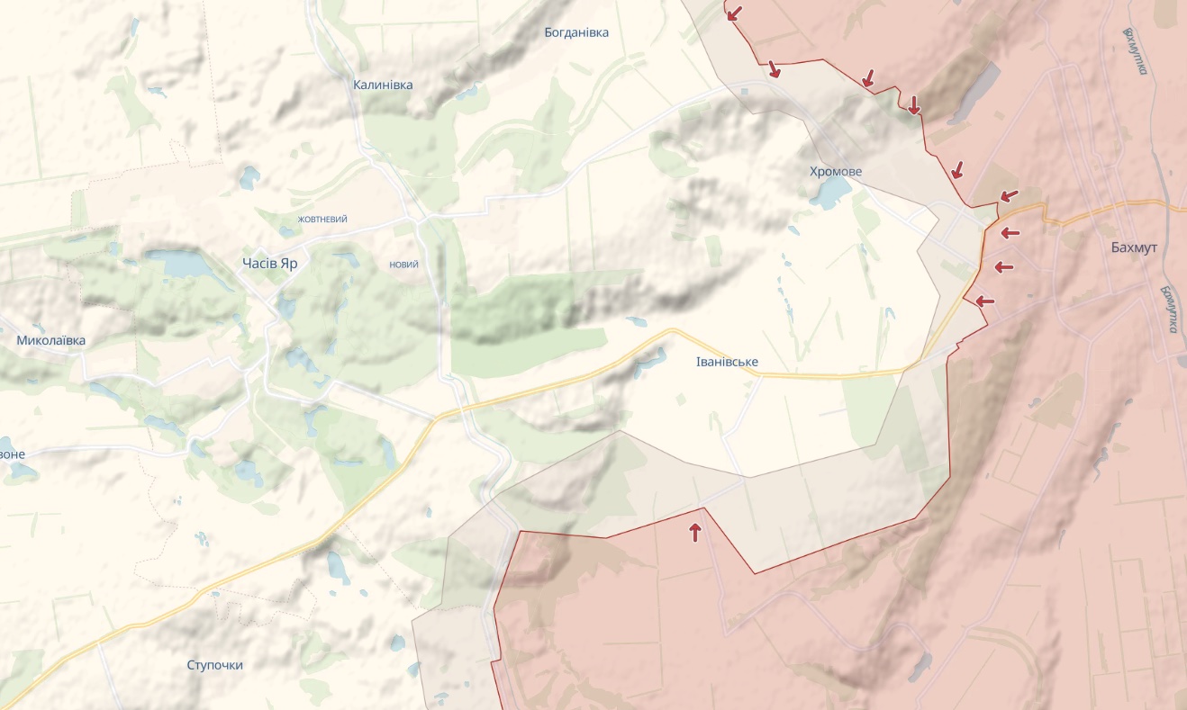 Генштаб: Атаки росіян на Бахмут та Мар'їнку відбиті, під Куп'янськом та Лиманом теж – карта