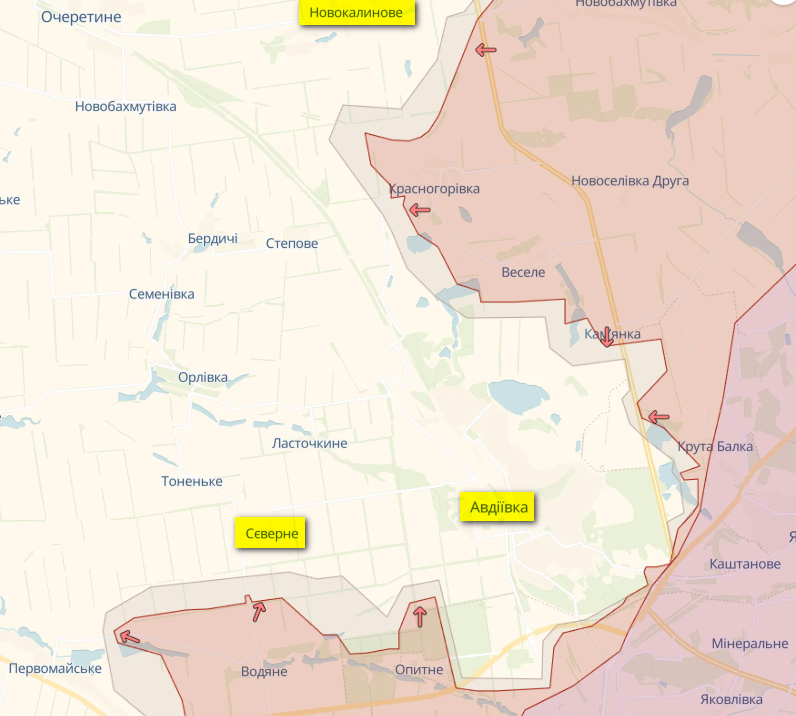 Карта: deepstatemap.live Генштаб ВСУ не подтверждает захват россиянами Бахмута: Бои не прекращаются – карта