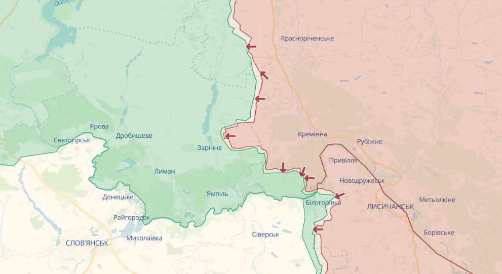 Генштаб: Росія завдала авіаударів по Бахмуту й дорозі на Костянтинівку – карта