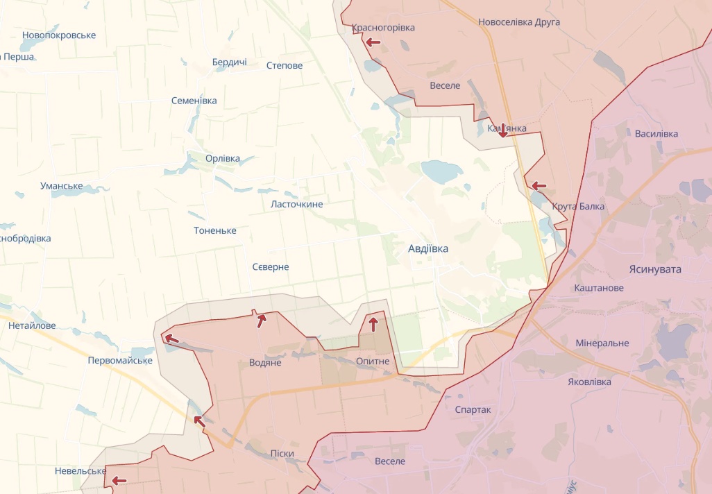 Генштаб: Россия нанесла авиаудары по Бахмуту и дороге на Константиновку – карта