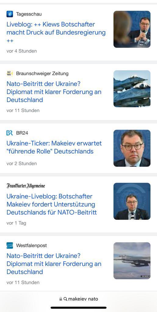 Заголовки інших німецьких ЗМІ