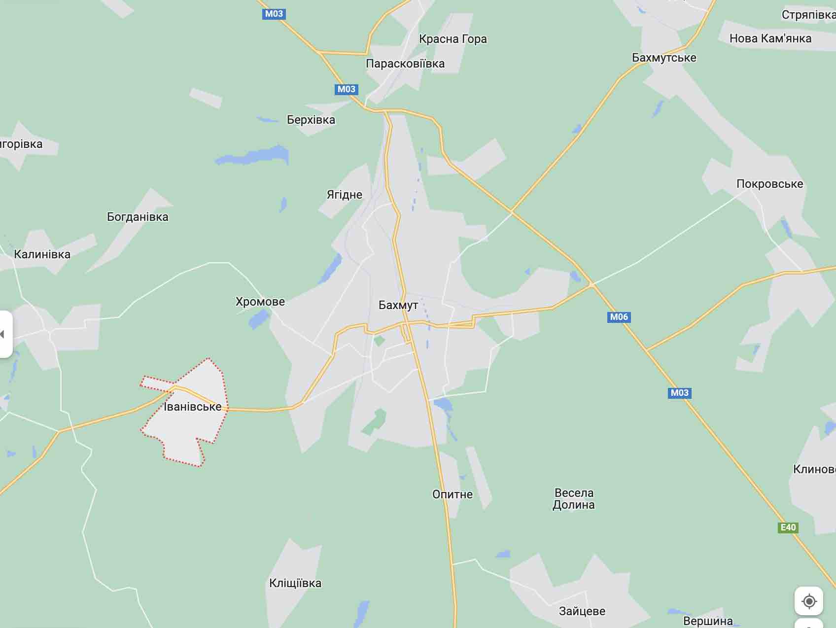 Скриншот У районі Бахмута окупанти наступають в напрямку Іванівського — зведення Генштабу