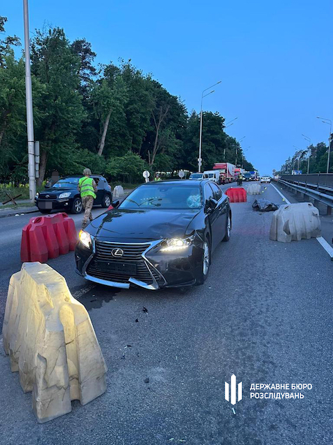 Фото з місця ДТП з Тандиром (Фото: Держбюро розслідувань)