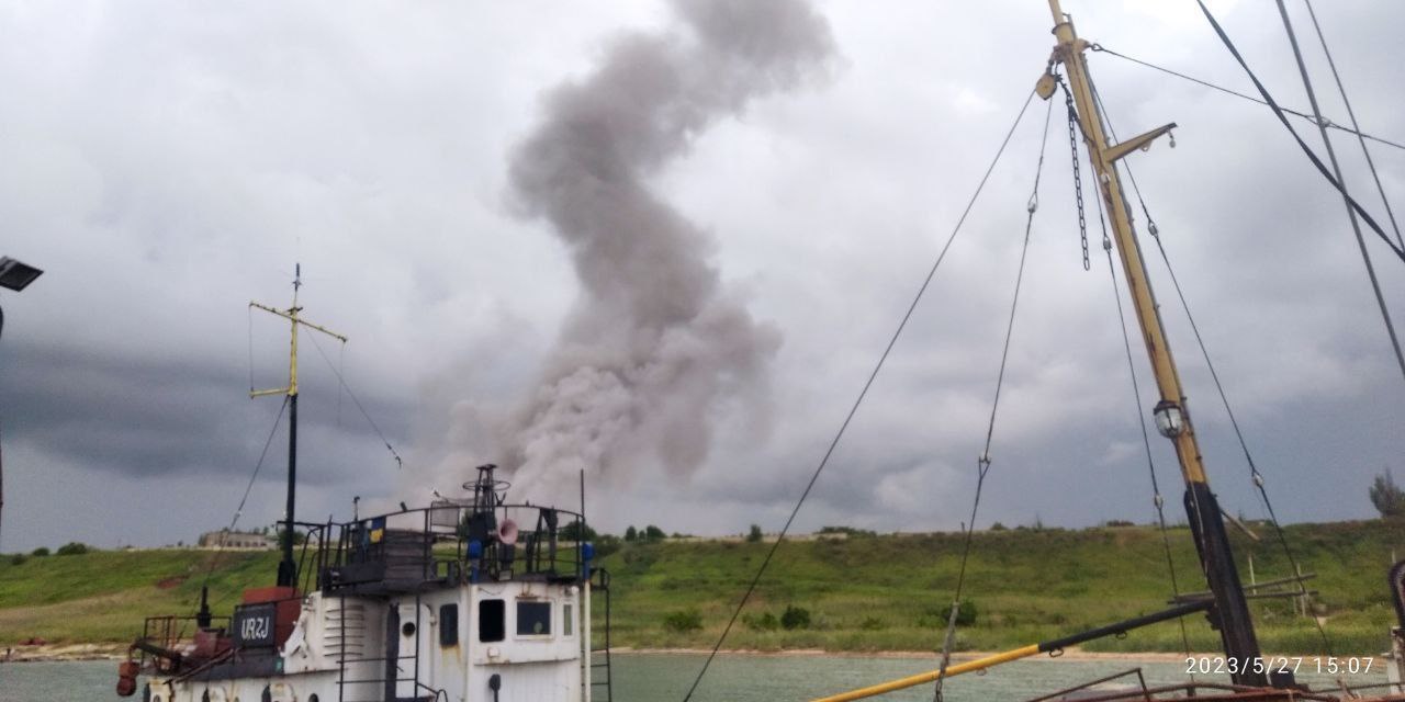 Взрыв в Бердянске (Фото – соцсети)