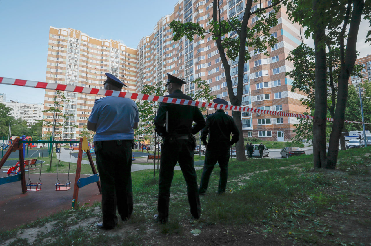 Наслідки атаки дронів на Москву (Фото: EPA)