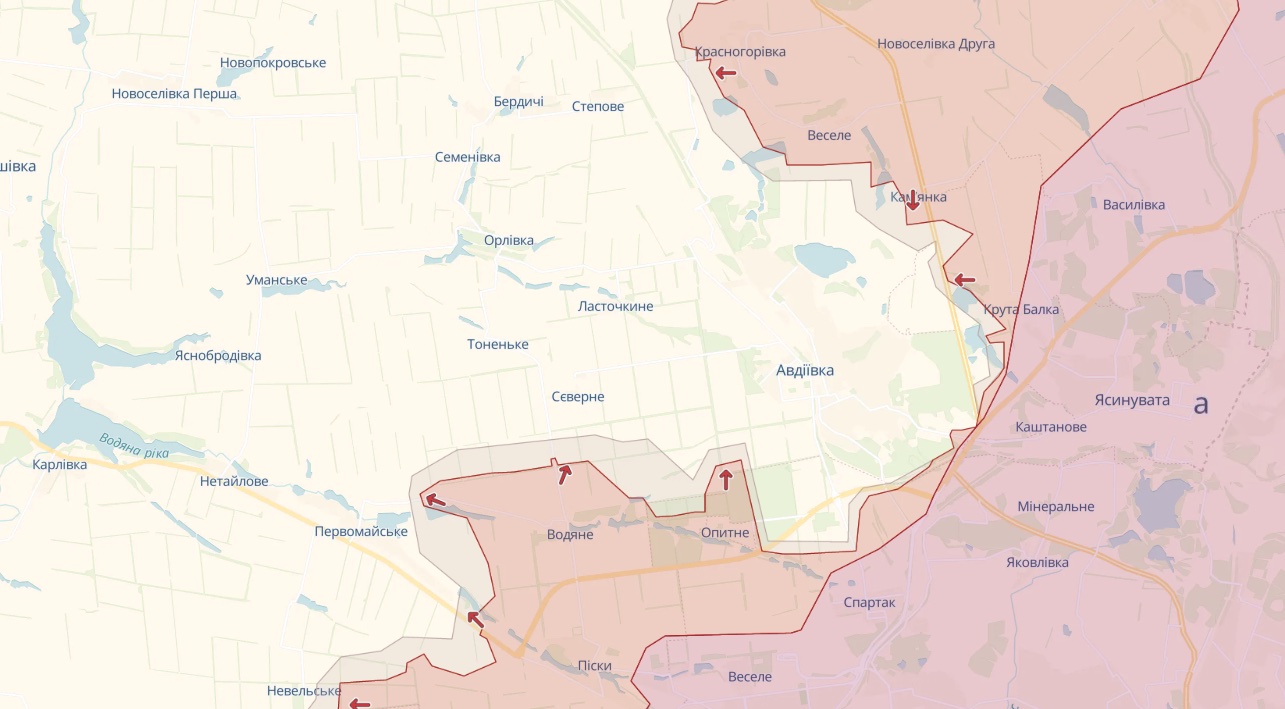 Генштаб: Россияне прекратили атаки у Бахмута, пытаются наступать в районе Сватово – карта