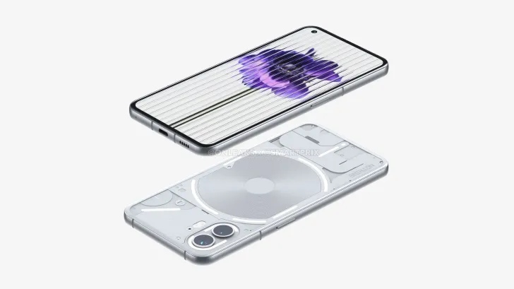 Инсайдер показал первые рендеры "неонового" смартфона Nothing Phone (2)