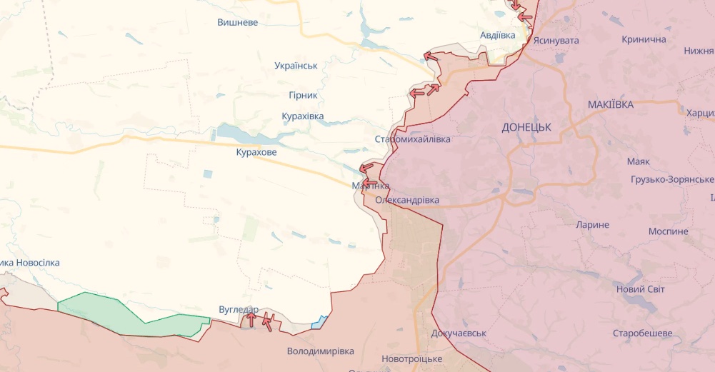 Генштаб: Росіяни обороняються під Запоріжжям та Херсоном, атакують на Донбасі – карта