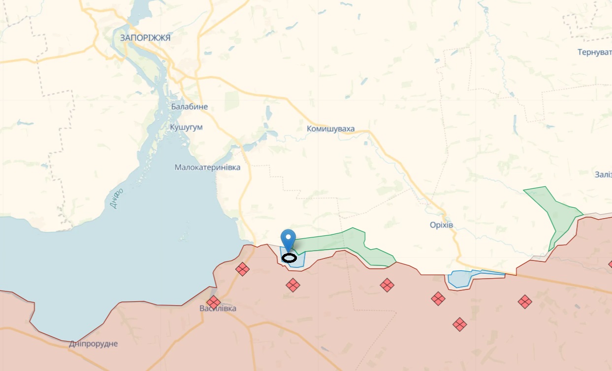 РФ пыталась наступать в районе освобожденных Пятихаток и еще на пяти направлениях – карта