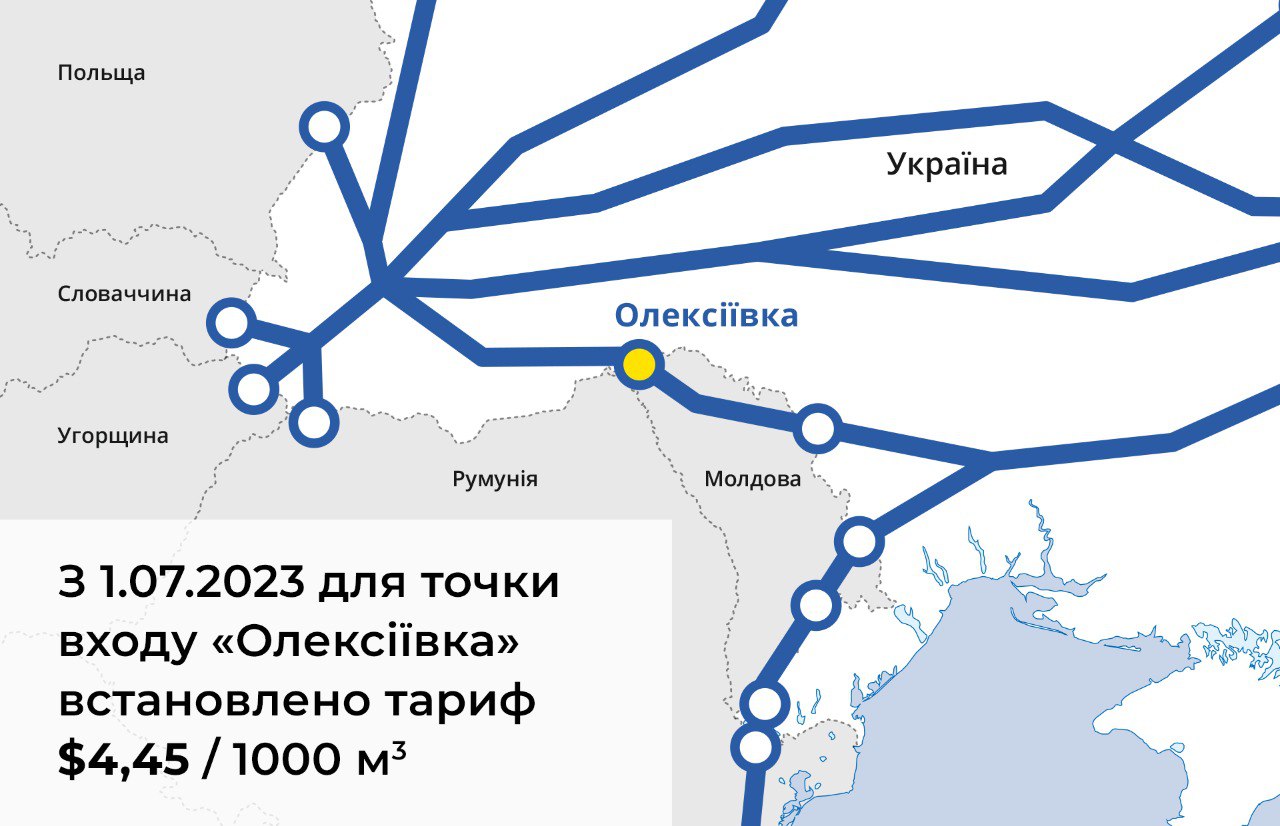 Украина получила дополнительный маршрут для импорта газа