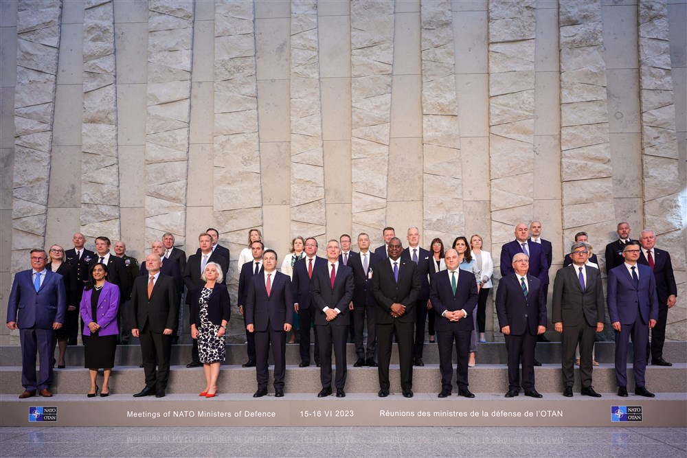 NATO defence ministers' meeting, 16 June 2023. Photo: EPA