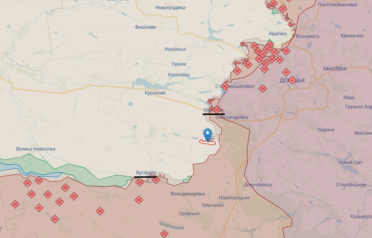 ЗСУ відбили атаки РФ під Бахмутом і просуваються на півдні та півночі від міста – карта