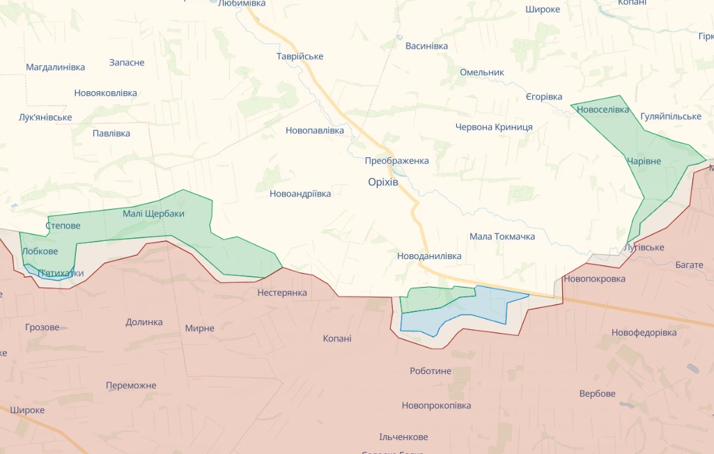 Генштаб: Сили оборони наступають на Мелітополь та Бердянськ, ворог атакує на сході – карта