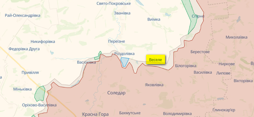 Карта: deepstatemap.live Генштаб: За добу відбулося 39 бойових зіткнень з ворогом – карта