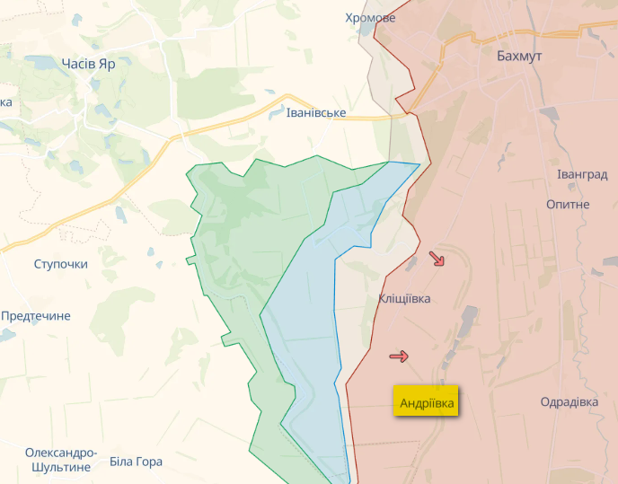Карта: deepstatemap.live Генштаб: За добу відбулося 39 бойових зіткнень з ворогом – карта