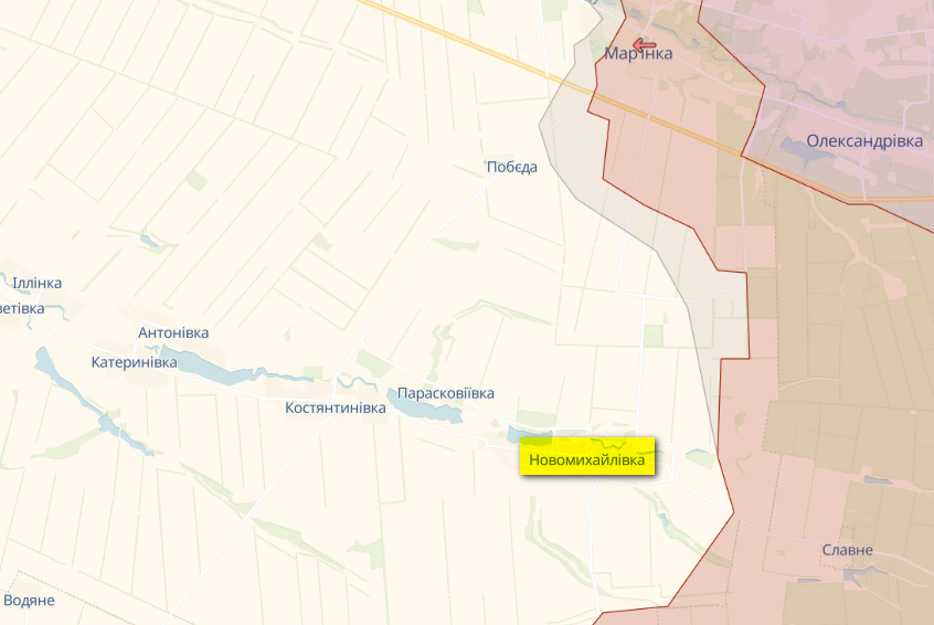 Карта: deepstatemap.live Генштаб: За добу відбулося 39 бойових зіткнень з ворогом – карта