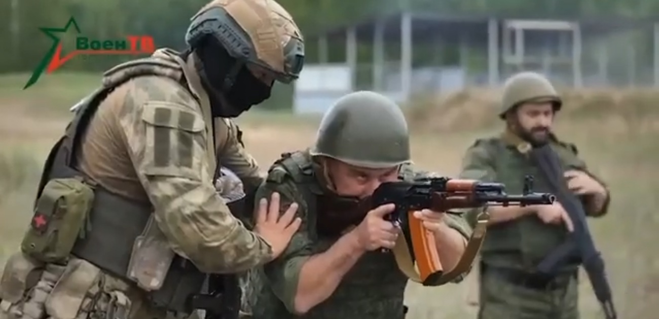 Група Вагнера у Білорусі (Скриншот відео білоруського ТВ)