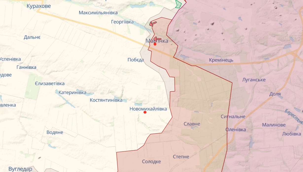 General Staff: Russia tried to regain positions in the north of the Zaporozhye region - map